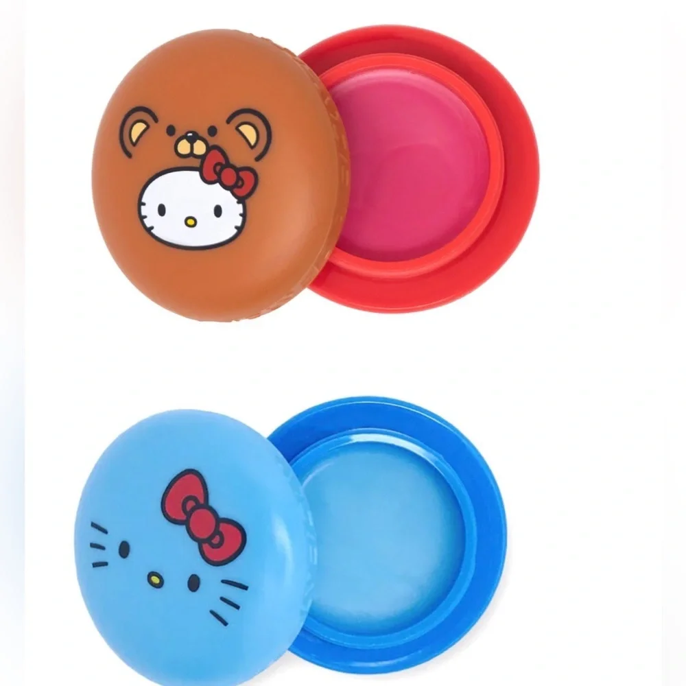 2pack The Crème Shop x Hello Kitty Macaron Red Velvet &‎ Cool As Mint Lip Balms